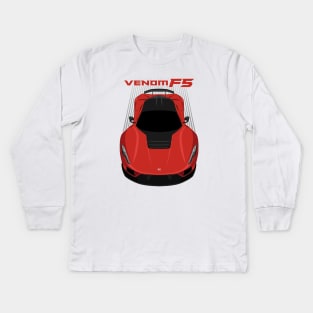 Hennessey Venom F5 - Red Kids Long Sleeve T-Shirt